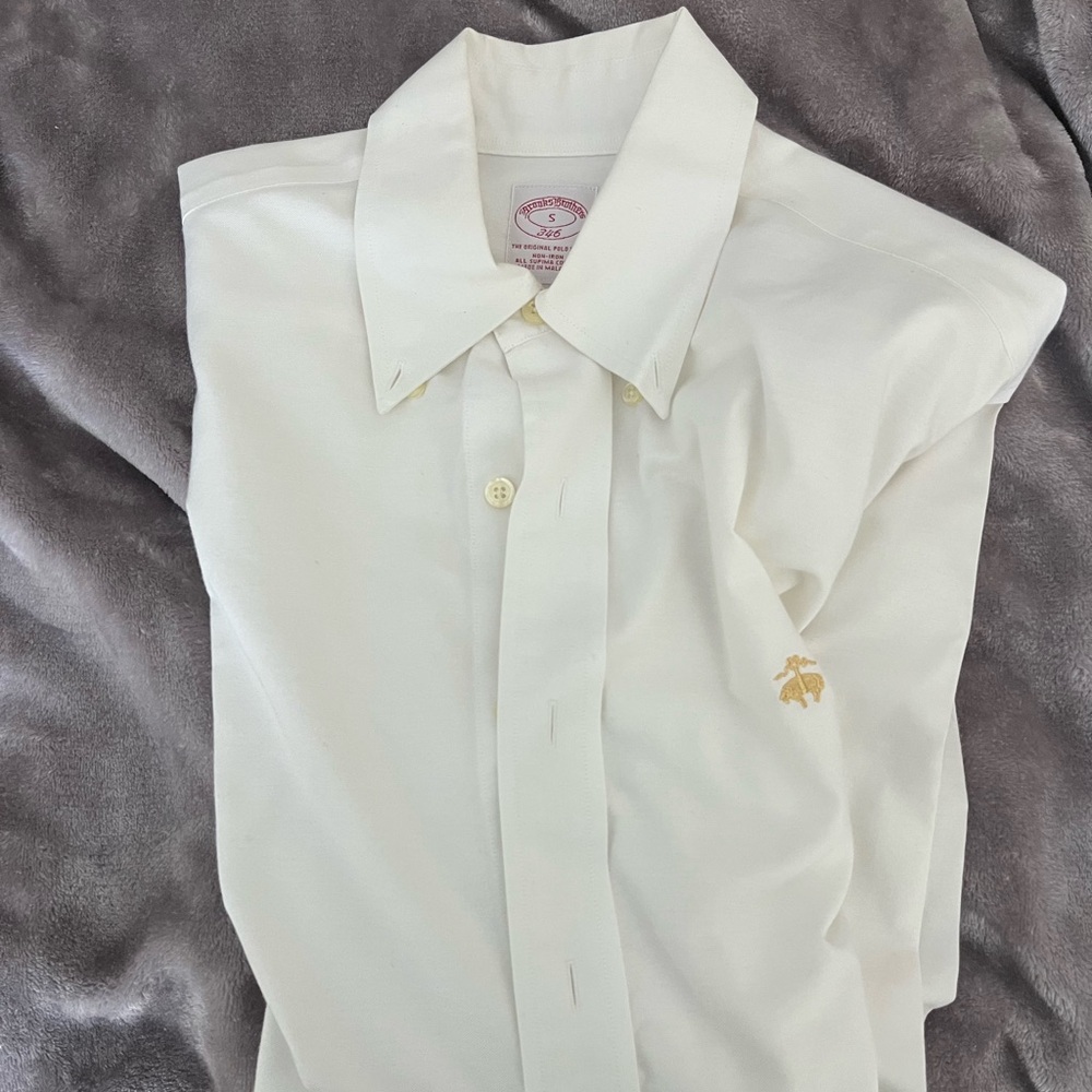 Brooks brothers fitted long sleeve shirt